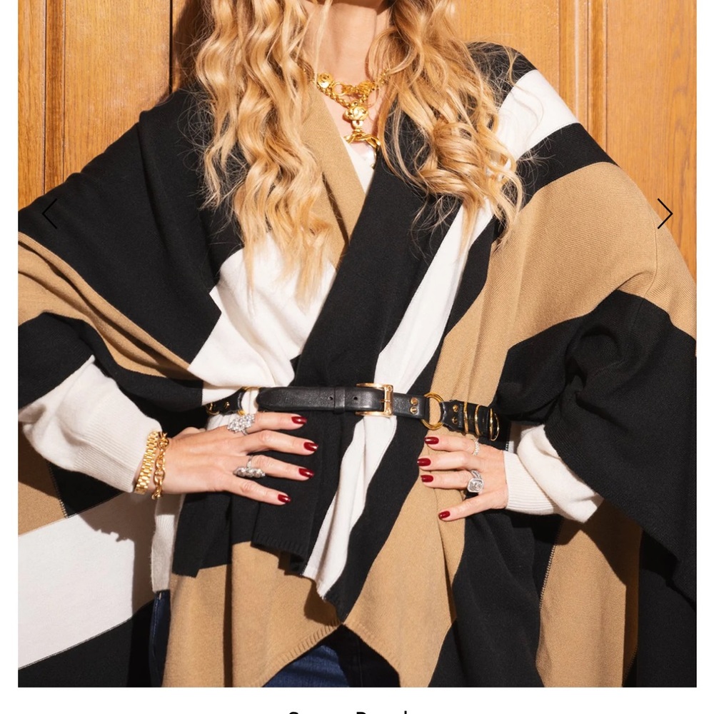 NEVER WORN PARRISHLA Stevie Poncho - Rachel Zoe Curateur Box